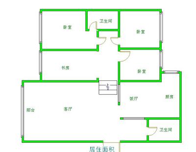 新东方小区户型图 3室2厅1卫1厨 0.00㎡