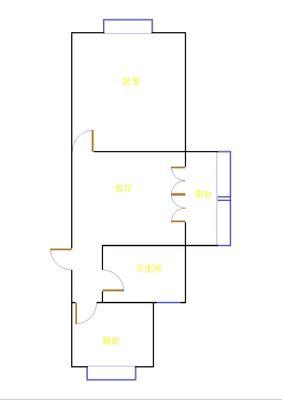 梅陇三村梅陇三村 户型图&nbsp;1室1厅1卫1厨 0.00㎡