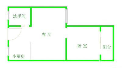 蓝宝石名庭一房一厅一卫一厨 1室1厅1卫1厨 0.00㎡