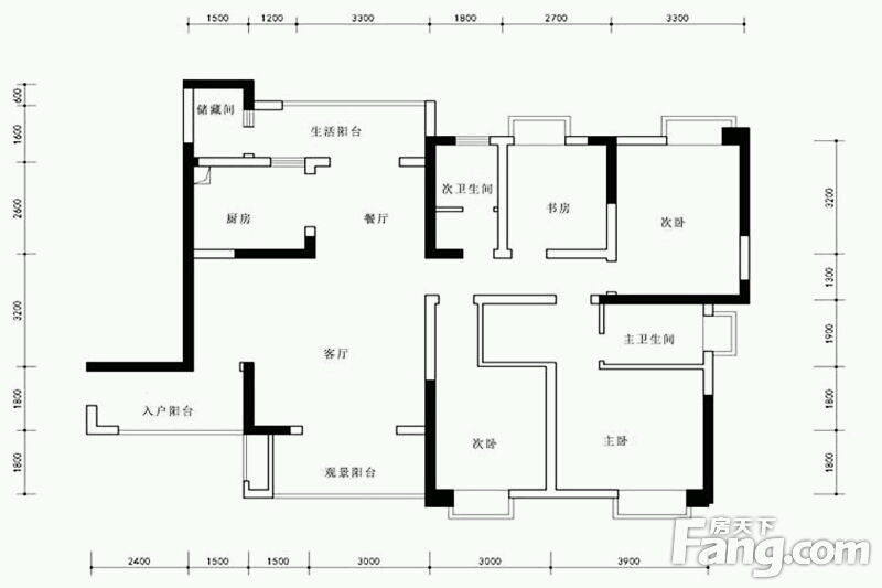 理工东苑理工东苑 4室 户型图 4室2厅0卫0厨 0.00㎡