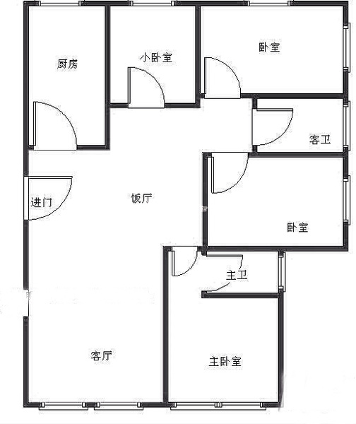 学院新村户型图