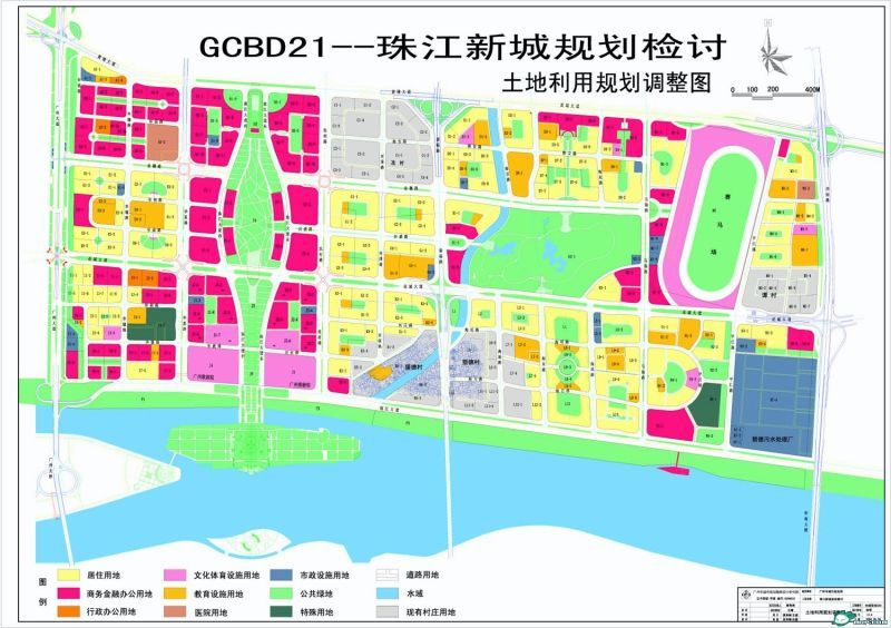 珠江新城规划图0