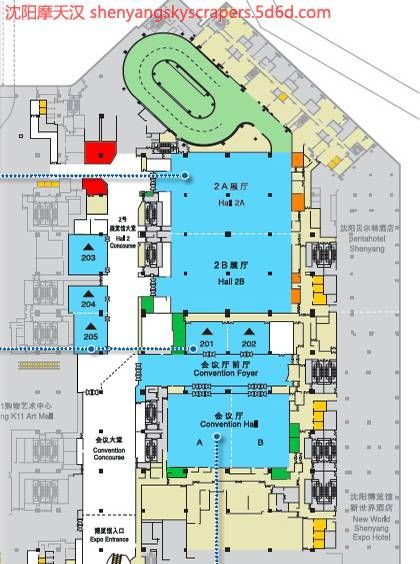 沈阳新世界会展中心主楼缩水,最高207米成真 (图)