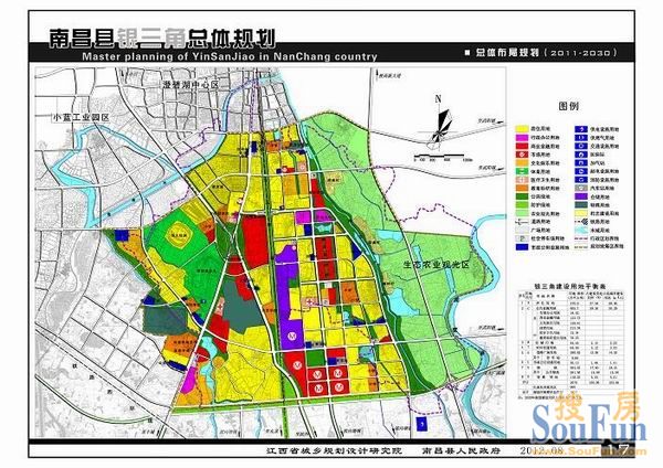 南昌县城市总体规划(2001-2020)
