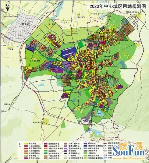 买房子的一定要看--乌鲁木齐市城市总体规划(2011-2020年)