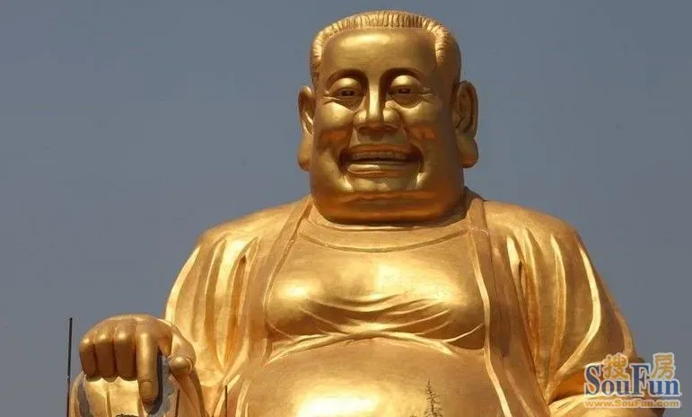 大背头 弥勒佛图片