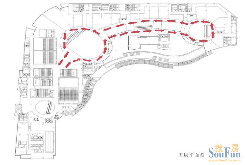 无锡海岸城部分示意图