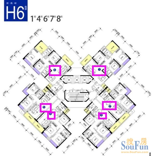 未来方舟h6组团明星户型推荐