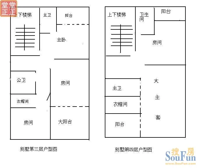 地面积100 120平方的农村2 3层小别墅设计 高清图片