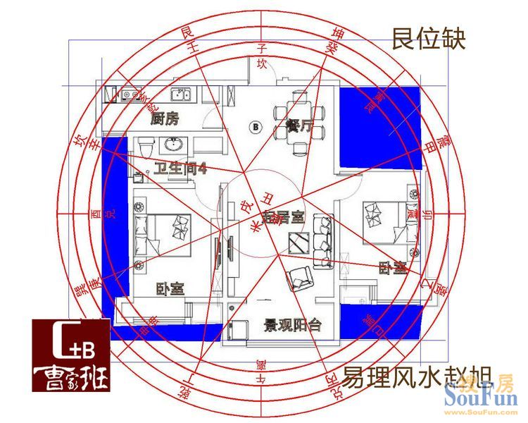 学术型风水设计—房屋缺角引发的问题之艮宫缺