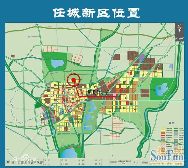 为了实施济宁市委,市政府提出的济宁城区建设"东拓,西跨,南连,北延"