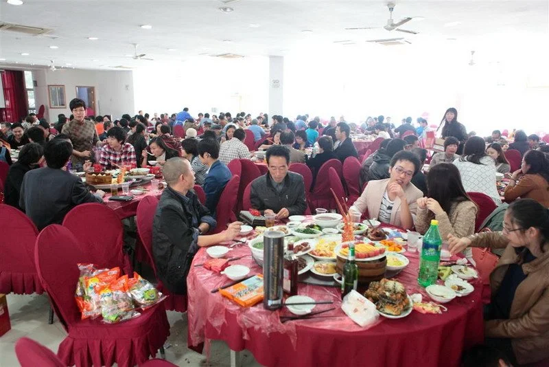 版主家孙子双满月,请邻居们看看马陆乡下满月酒宴!