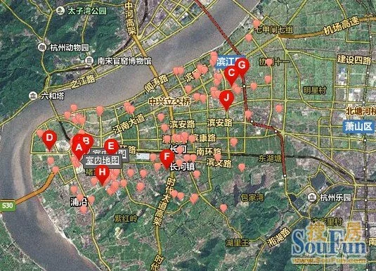 【福利贴】2013年杭州滨江区学区划分情况,买房看学区