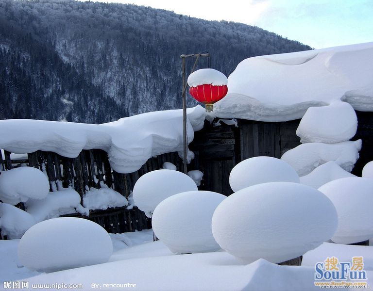 哈尔滨旅游雪乡婚纱照-最有特色的纯洁雪景婚纱