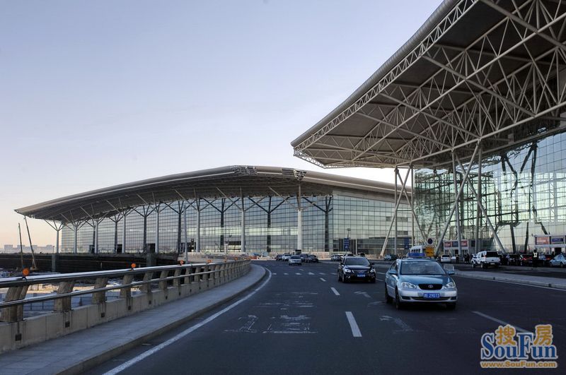 天津滨海国际机场扩建工程t2航站楼施工基本完成初展靓姿,天津机场t2