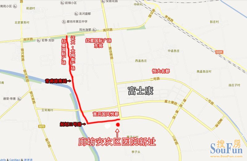 廊坊市安次区医院迁建地址确定,南龙道龙河工业园配套日趋完善!