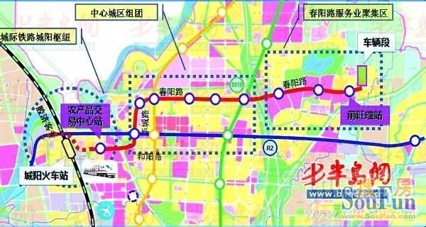 青岛地铁2020年规划建设线路进度一览(地铁m1号线与城阳有轨电车)