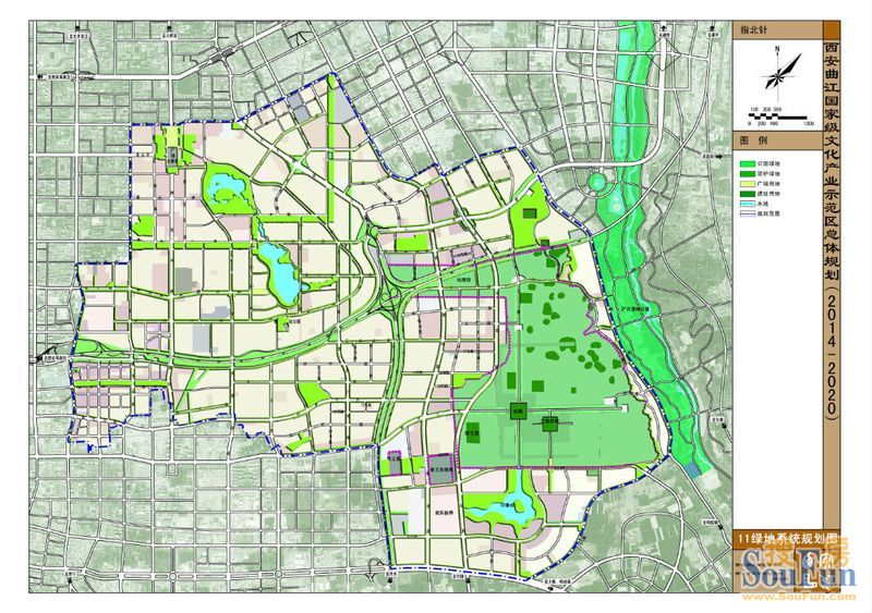曲江新区最新规划出炉啦!2014年至2020年的哦
