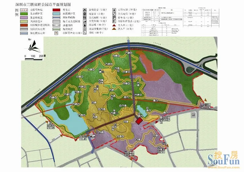 快来围观龙岗区布吉街道三联郊野公园规划方案的公示