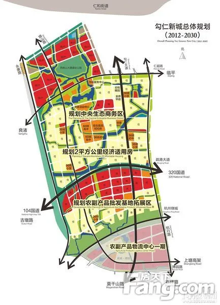 详解:杭州经济适用房远期规划,6-8万人将居住在仁和街道!