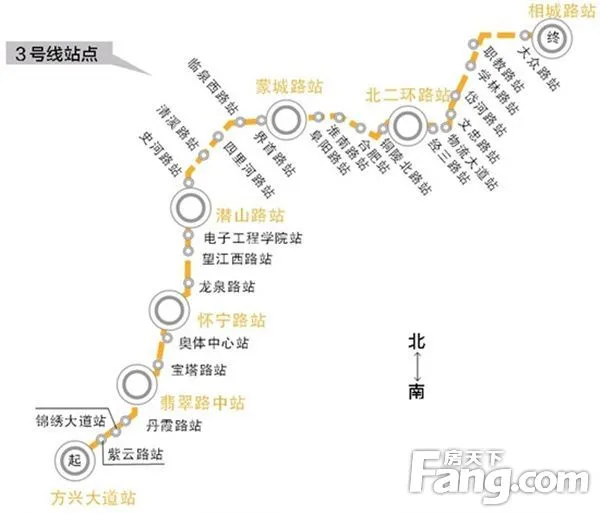 合肥3号线望江西路站设计方案抢先看,附带最新线路图