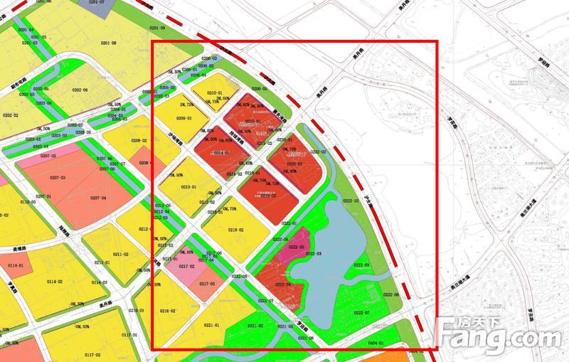 早日建成宝山区商业中心,带动美兰湖地区的发展 附上各地块的详细规划