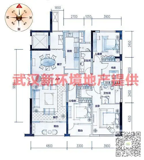 江岸区-融科天城-户型图甄选 这里总有一款适合您的!