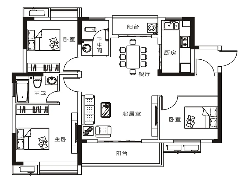 长沙湘港户型介绍