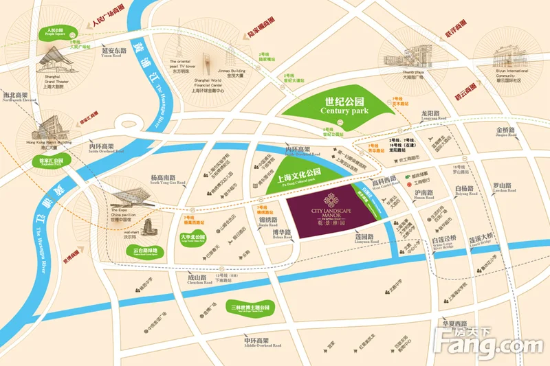 上海乾景雅园区域交通介绍