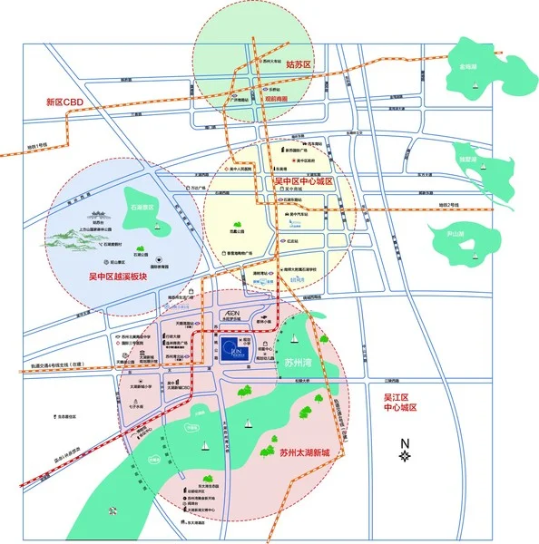 苏州新城郡未来区域交通介绍