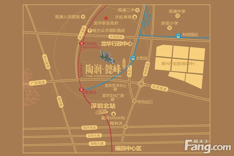 深圳陶润懿峰区域交通