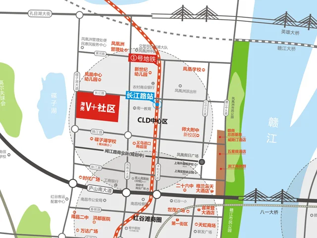 南昌海亮V 社区区域交通介绍