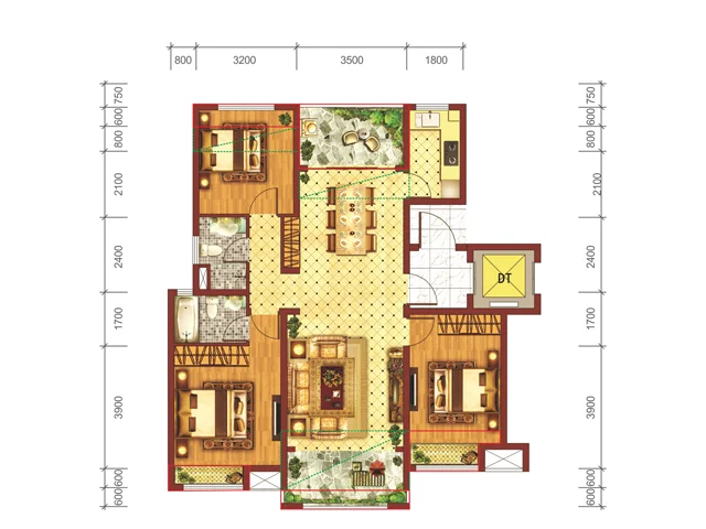 南昌中国铁建青秀城户型介绍