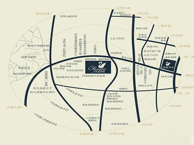 石家庄中景香颂区域交通