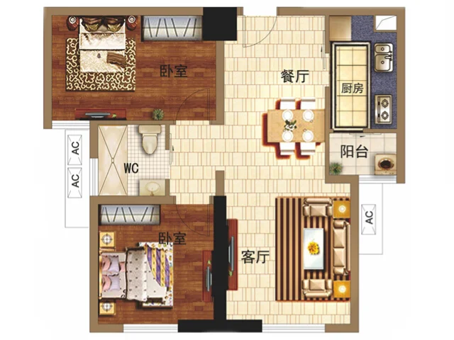 成都恒河广场户型介绍