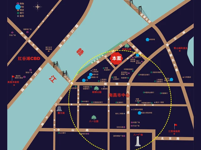 南昌水天一色区域交通介绍
