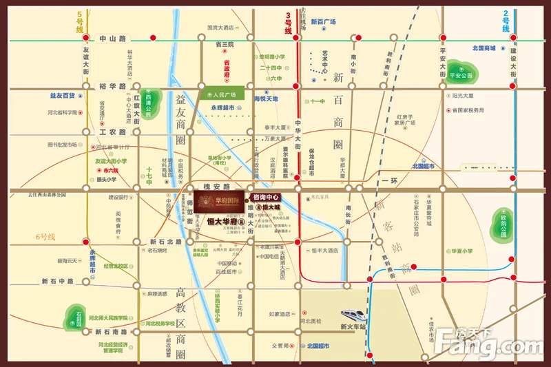 石家庄华府国际区域交通