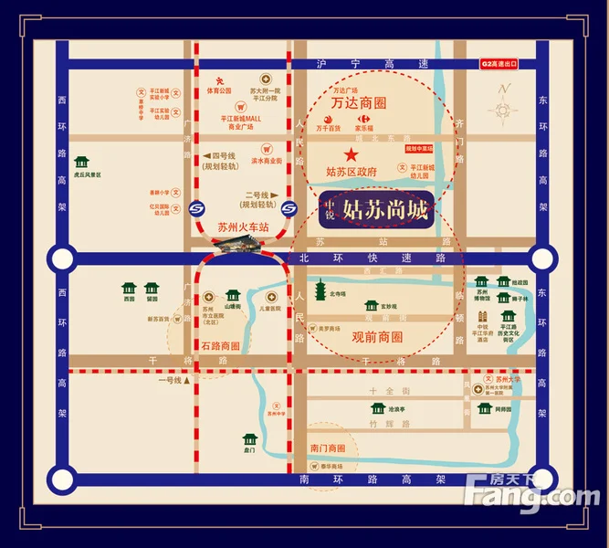 苏州中锐府上区域交通介绍