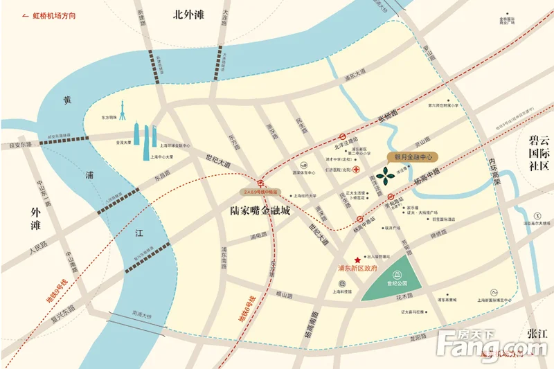上海陆家嘴创业街区区域交通介绍