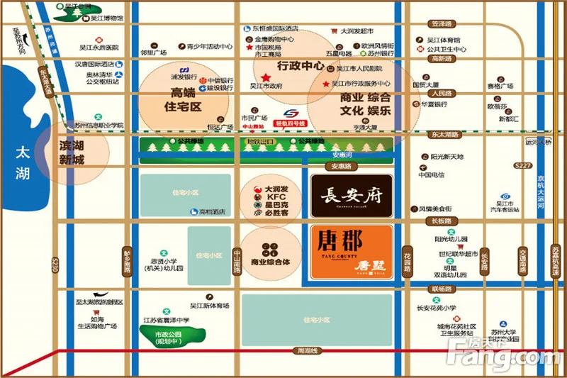 苏州亨通唐郡区域交通介绍