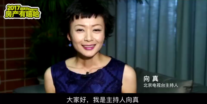北京电视台主持人向真房产有嘻哈视频