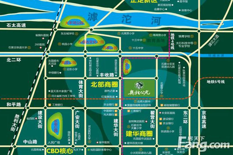 石家庄奥冠·奥北公元区域交通