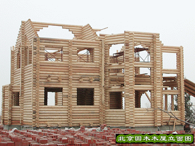 (原木式照片)专业设计建造俄罗斯木屋别墅