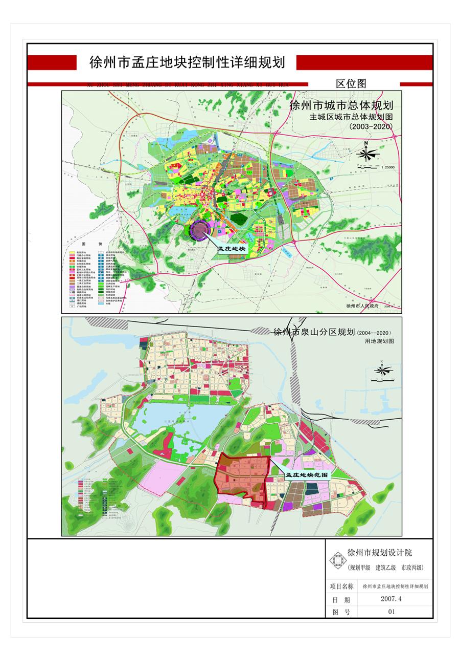 孟庄地块控制性详细规划-楼市话题业主论坛-徐州搜房网