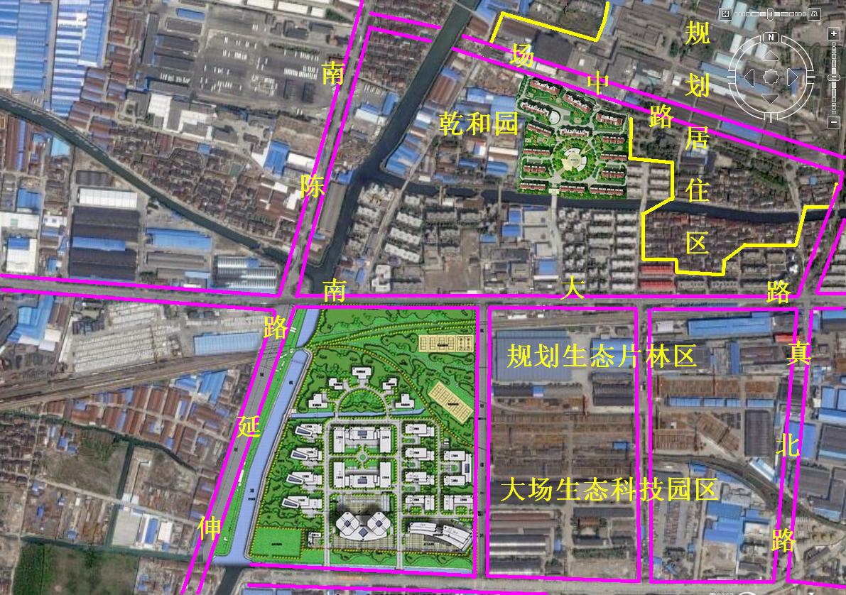 刚刚获悉:南大路以南上海市一规划是大片绿地.