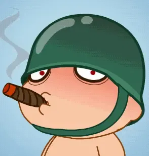 居网络表情排行榜首位的-稀有罕见的-超级可爱的炮炮兵大图,美图