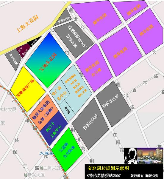 杨浦区该地块分析图