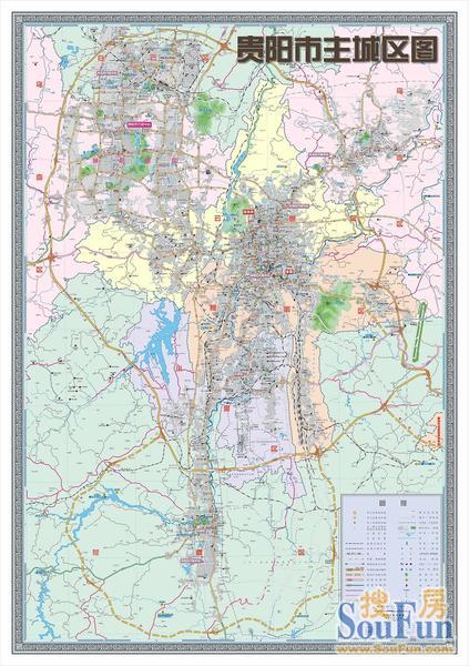 最新贵阳市行政区域规划图