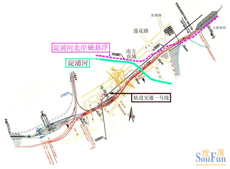 上海磁悬浮最新路线图现已公开