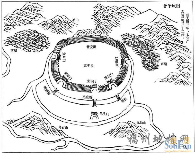 古今福州地图,看福州的历史变迁和发展